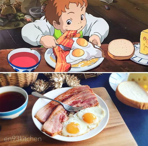 日本动漫里的美食,实物做出来竟如此诱人...