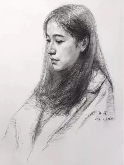 听说你要准备校考,这里最全面的各角度女青年素描头像解析