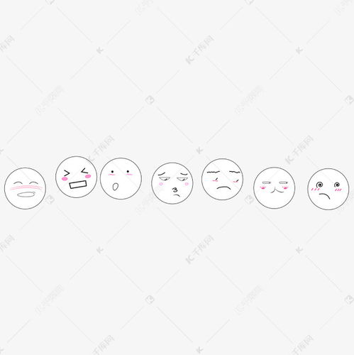 可爱的卡通表情分割线素材图片免费下载千库网