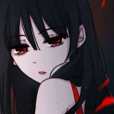 很酷的动漫人物女动漫头像女生黑暗冷艳