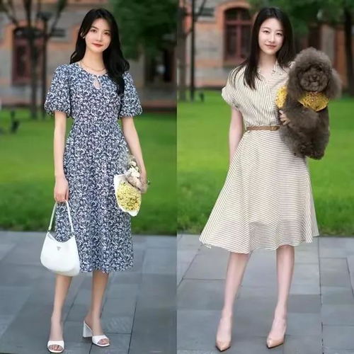 这样的中年女人穿搭果真惊艳裙过膝不花哨,配浅口单鞋,超美