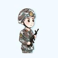 兵哥哥情侣头像卡通卡通