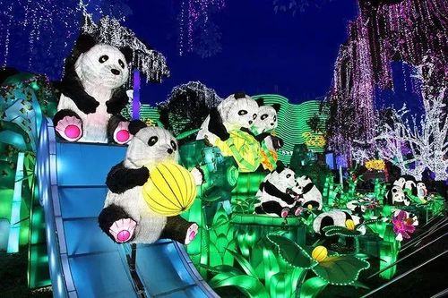 亿利精灵乐园熊猫主题赏灯会,满足2021这个精彩夜晚