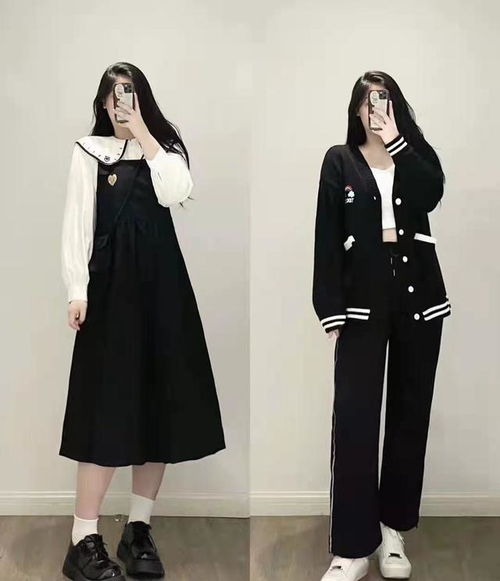 这位小姐姐真会打扮体重140,秋天照样穿得简约又洋气