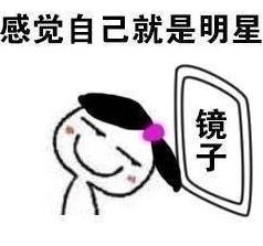 照镜子时觉得自己挺漂亮表情包下载地址照镜子时觉得自己挺好看高清无水印
