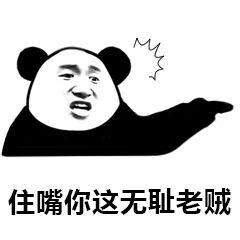 怼人专用熊猫头表情包就因为我好看针对我闭嘴吧你个无耻老贼