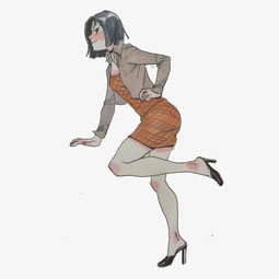 原创手绘性感短发少女图片素材其他格式下载动漫人物大全