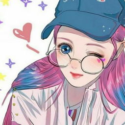 美丽女生卡通动漫微信头像