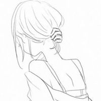 酷女头像动漫图片黑白微信头像图片大全