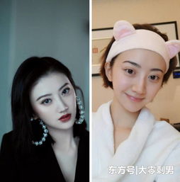 同样是女明星卸妆,景甜60分,杨幂80分,唯独她素颜100分