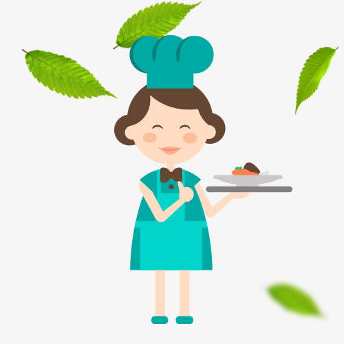 卡通厨师制服免抠素材绿色设计图片免费下载页面网页平面电商创意素材png素材素材