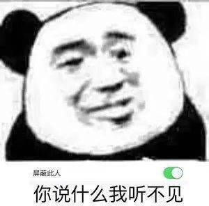沙雕可爱熊猫头表情包