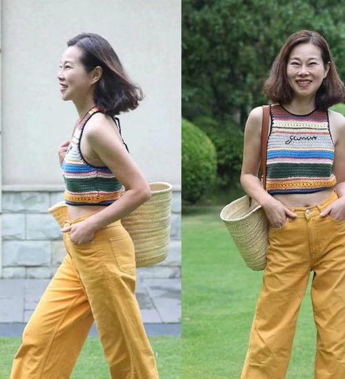 60岁的女人也可以赶时髦,看看这位博主的夏季穿搭,优雅减龄洋气