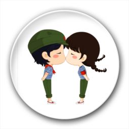卡通红色革命开瓶器钥匙扣