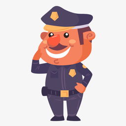 胖嘟嘟警察职业职位图片素材其他格式下载动漫人物大全