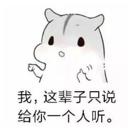仓鼠撩妹套路表情包我有一句话,这辈子只说一次