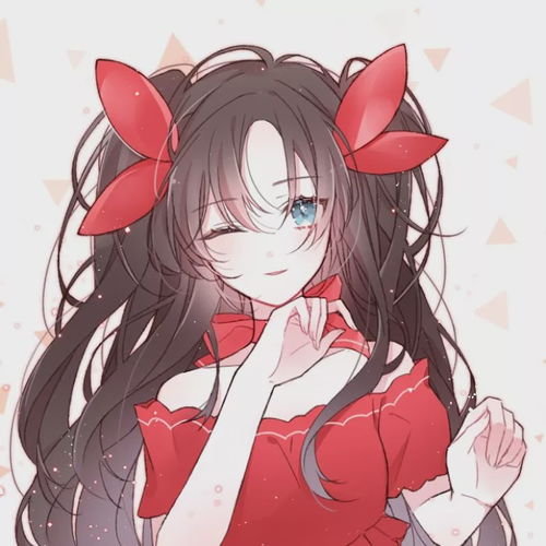 女生动漫头像那女孩对我说