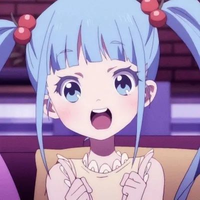 头像动漫女生头像番蓝色系ins