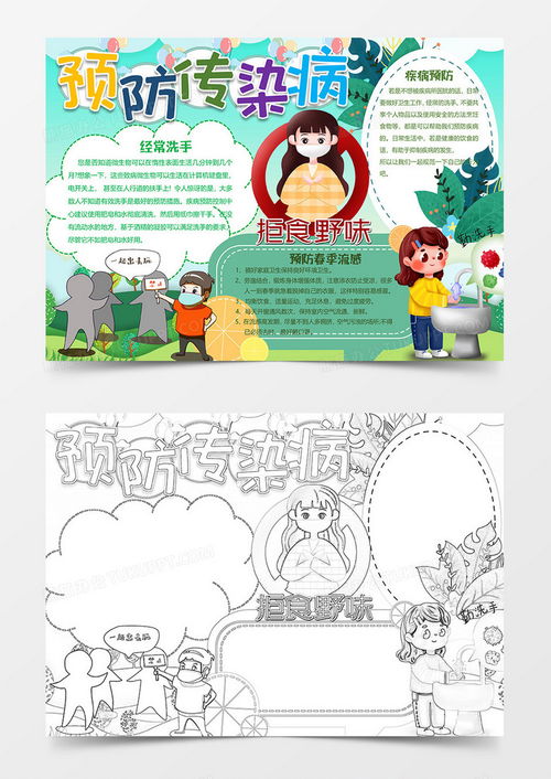 拒食野味版预防疾病小报word模板下载docx格式熊猫办公