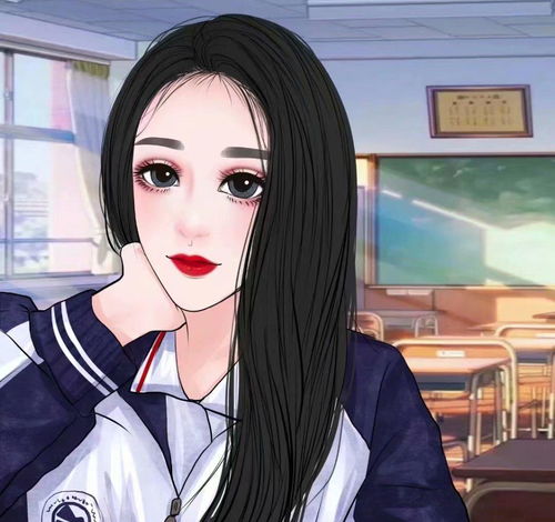 女生专属漫画头像,你最舍不得换的头像