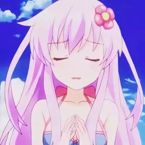 卡通头像女呆萌戴眼镜动漫少女