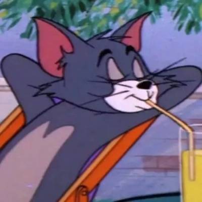 汤姆杰瑞情侣头像高清一对可爱猫和老鼠情头一左一右
