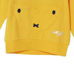miffy米菲童装女童纯棉纯色卡通圆领衫mf31a053