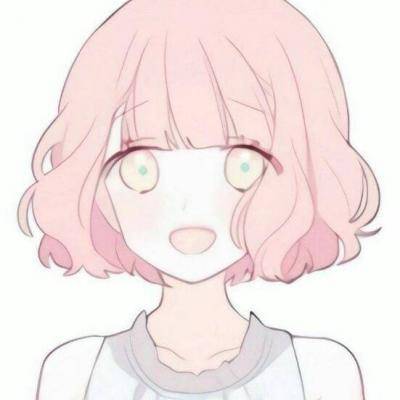 短发可爱卡通头像女头像