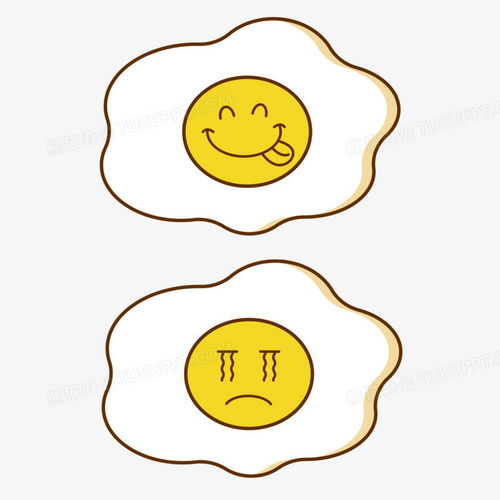 卡通手绘荷包蛋笑哭表情元素png图片素材免费下载元素png30003000像素