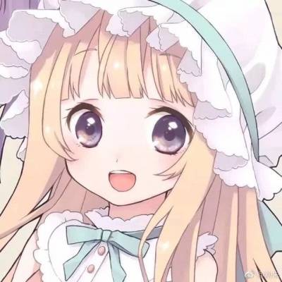 动漫头像女可爱萌漂亮二次元少女心粉色甜美头像