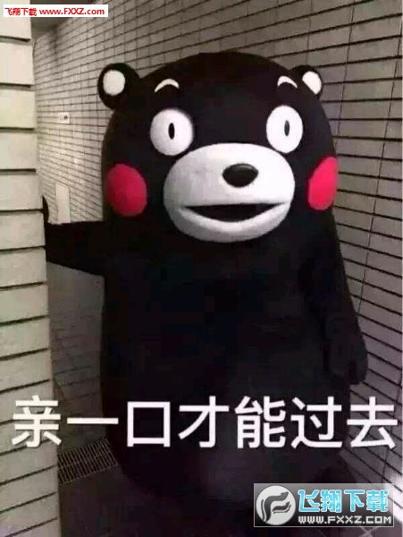 黑色的熊脸上两个红点是什么熊本熊微信动态表情包下载飞翔下载