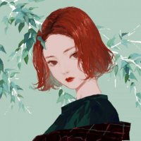 30岁短发女士漫画头像,一定要剪一次短发,网友说真好看