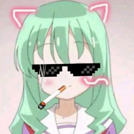 女生墨镜动漫头像,戴墨镜社会卡通头像女