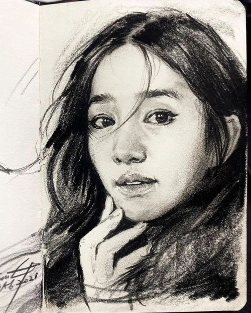 用木炭条画素描,笔触大刀阔斧,调子666,画完它们,秒过艺考