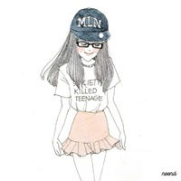 微信图片手绘简约头像手绘头像女生唯美简约