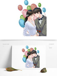图片免费下载卡通婚纱照素材卡通婚纱照模板千图网