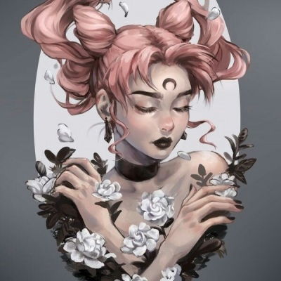 唯美插画动漫女孩头像图片,绝对的值得你使用的