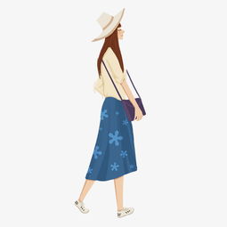 夏季手绘小清新美女插画图片素材其他格式下载动漫人物大全