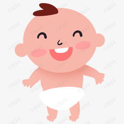 拿着奶瓶的卡通婴儿素材图片免费下载千库网