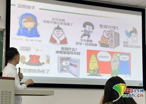 有趣高校教师用奥特曼表情包上课