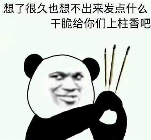 搞笑熊猫人表情包家庭作业