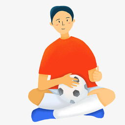 手绘开学季男孩体育课抱足球合影图片素材其他格式下载动漫人物大全