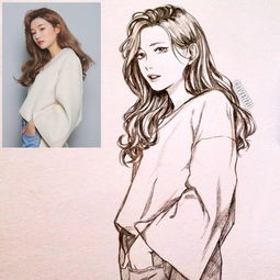 哇哦一波素描动漫美女强势来袭,这个画风给满分