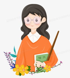 老师卡通头像女简笔画动漫女生