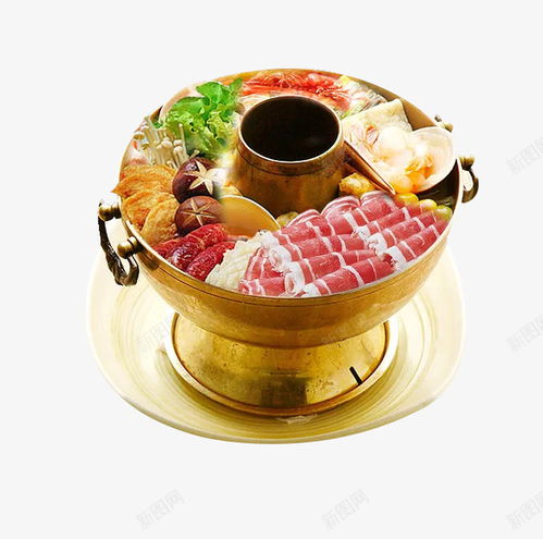 卡通手绘火锅食物页面网页平面电商创意素材卡通火锅素材