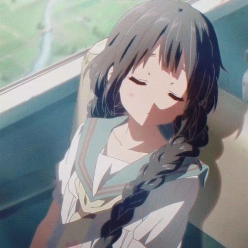 动漫女生头像也曾想跟你一起看星星
