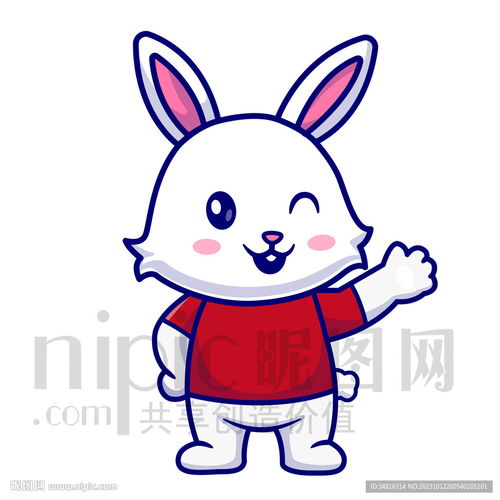 可爱卡通小白兔设计图卡通设计
