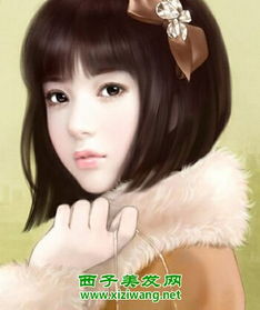 好看卡通女孩短发造型图片