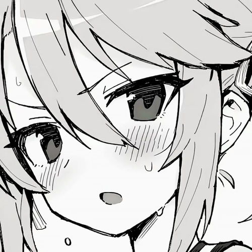 黑白漫画风女生头像且看故人离去难问归期,从此形单影只颠沛流离