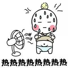 表情吐槽天气炎热到重影系列表情包腾讯新闻表情